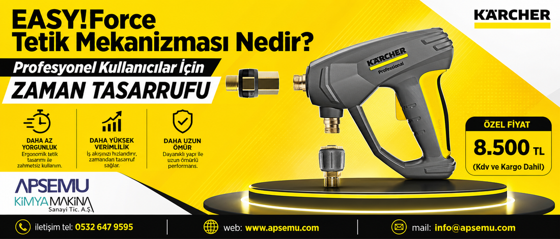 EASY!Force Tetik Mekanizması Nedir? Profesyonel Kullanıcılar İçin Zaman Tasarrufu