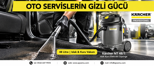 Ticari İşletmeler ve Otomotiv Sektöründe Yüksek Kapasite: Kärcher NT 48/1