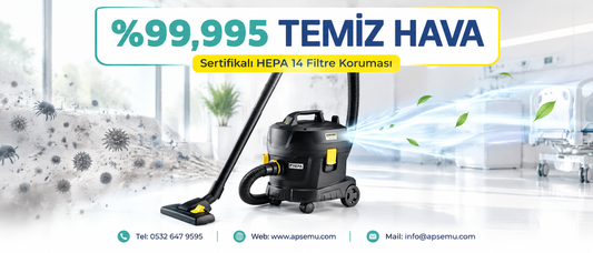 Kapalı Alanlarda Üst Düzey Hijyen ve Sürdürülebilirlik: Kärcher T 11/1 Classic HEPA Re!Plast