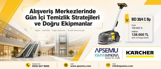 Alışveriş Merkezlerinde Gün İçi Temizlik Stratejileri ve Doğru Ekipmanlar