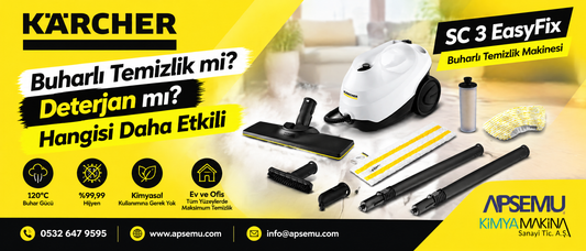Buharlı Temizlik mi, Deterjan mı? Hangisi Daha Etkili?