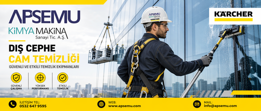 Dış Cephe Cam Temizliği: Güvenli ve Etkili Temizlik Ekipmanları