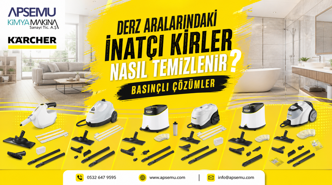 Derz Aralarındaki İnatçı Kirler Nasıl Temizlenir? Basınçlı Çözümler