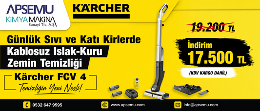 Kärcher FCV 4 İncelemesi: Günlük Sıvı ve Katı Kirlerde Kablosuz Islak-Kuru Zemin Temizliği