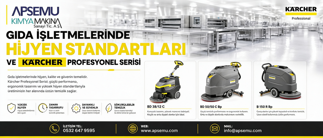 Gıda İşletmelerinde Hijyen Standartları ve Kärcher Profesyonel Serisi