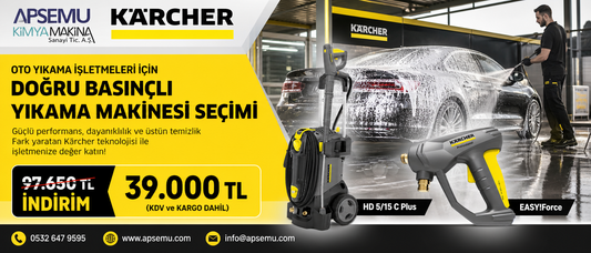 Oto Yıkama İşletmeleri İçin Doğru Basınçlı Yıkama Makinesi Seçimi