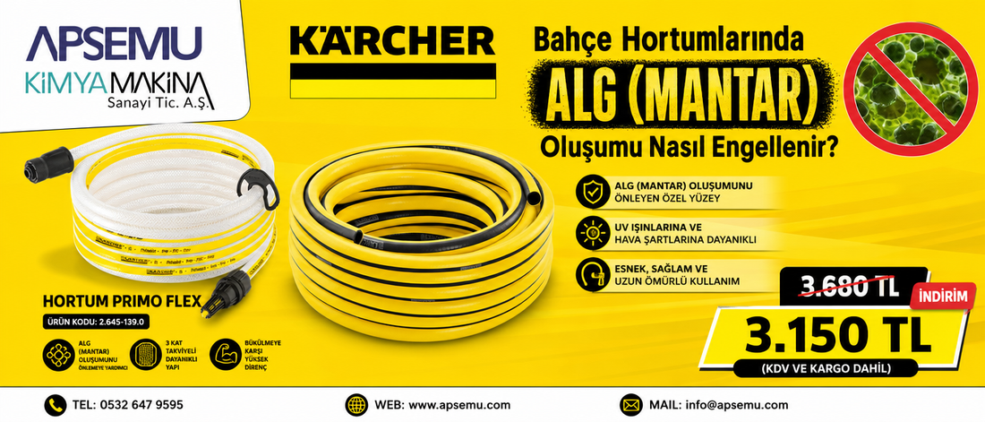 Bahçe Hortumlarında Alg (Mantar) Oluşumu Nasıl Engellenir?