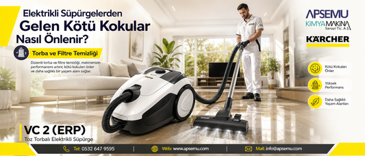 Elektrikli Süpürgelerden Gelen Kötü Kokular Nasıl Önlenir? Torba ve Filtre Temizliği