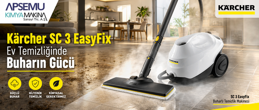 Kärcher SC 3 EasyFix ile Ev Temizliğinde Buharın Gücü