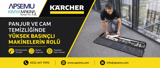 Panjur ve Cam Temizliğinde Yüksek Basınçlı Makinelerin Rolü