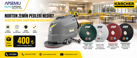 Norton Zemin Pedleri Nedir? Hangi Sektörde Hangi Renk Ped Kullanılır?