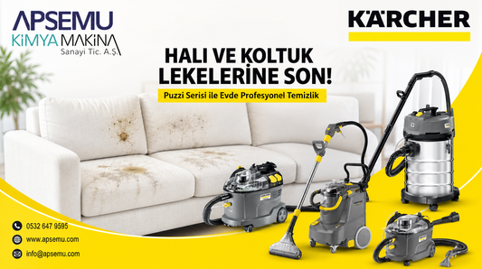 Halı ve Koltuk Lekelerine Son: Puzzi Serisi ile Evde Profesyonel Temizlik