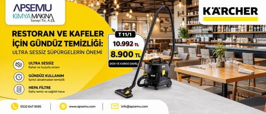 Restoran ve Kafeler İçin Gündüz Temizliği: Ultra Sessiz Süpürgelerin Önemi