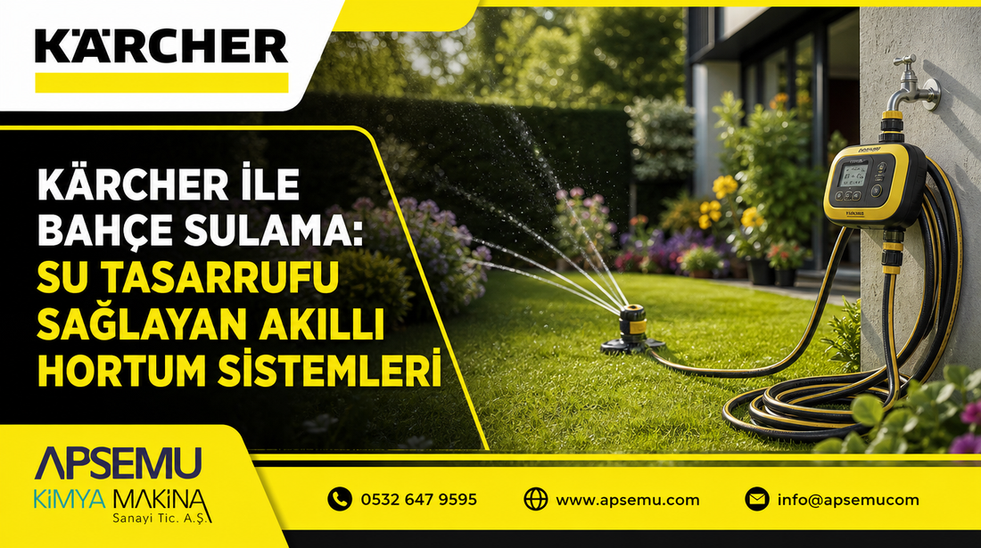 Kärcher ile Bahçe Sulama: Su Tasarrufu Sağlayan Akıllı Hortum Sistemleri