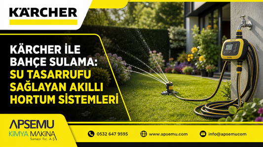 Kärcher ile Bahçe Sulama: Su Tasarrufu Sağlayan Akıllı Hortum Sistemleri