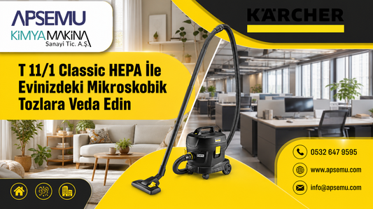 T 11/1 Classic HEPA ile Evinizdeki Mikroskobik Tozlara Veda Edin