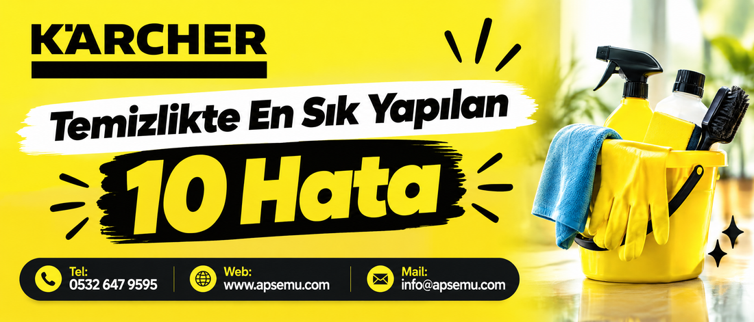 Temizlikte En Sık Yapılan 10 Hata: Evinizi Temizlerken Bunlara Dikkat Edin