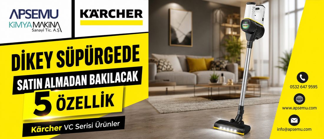 Dikey Süpürgede Watt Değil: Satın Almadan Önce Bakılacak 5 Özellik